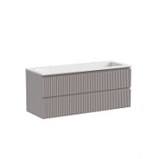 Тумба с раковиной Sancos Snob R 120 SNR120SM два смесителя, Doha Soft