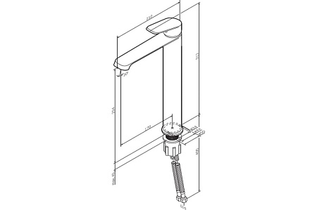 Смеситель Am.Pm Func F8F92000 для раковины хром