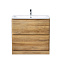 Тумба под раковину BelBagno Albano ALBANO-800-2C-PIA-RR 80 напольная, rovere rustico