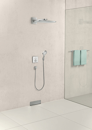 Шланговое подключение Hansgrohe Fixfit Square 26455000 хром