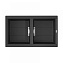 Кухонная мойка Omoikiri Banzen 86-2-GB 86х51 графит - фото 1