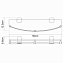 Полка WasserKRAFT Leine K-5044 (K-5024) 50 стеклянная, хром - фото 3