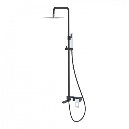 Душевая стойка Boheme Q 148-BCR черный/хром
