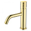 Смеситель Boheme Stick 121-GG для раковины, ручка Diamond, золото - фото 1