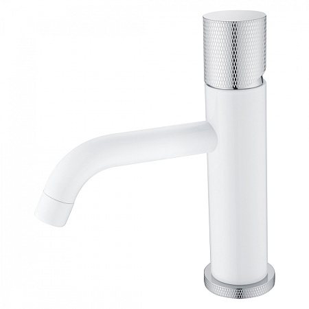 Смеситель Boheme Stick 121-WCR.2 для раковины, ручка Touch, белый/хром