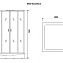 Душевая кабина Niagara Premium NG-6902-01Q BLACK 100x100x210 тонированное/профиль черный матовый - фото 2