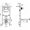 Комплект унитаз Jacob Delafon Patio E21740RU-00 + инсталляция + кнопка + крышка - фото 7