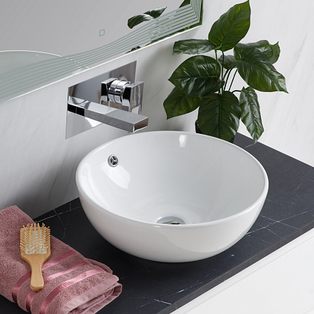 Раковина накладная BelBagno BB1077 44x44x15.5 белый