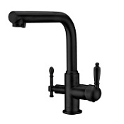 Смеситель Zorg Clean Water ZR 313 YF-33 BLACK для кухонной мойки, черный