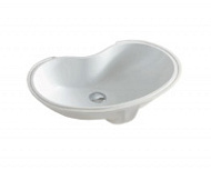 Раковина ArtCeram Idea IDL001 01;00 60 белый глянцевый Раковина ArtCeram Idea IDL001 01;00 60 белый глянцевый