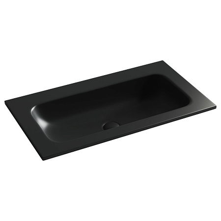 Раковина накладная Ceramica Nova Grace CN7012MBwx 81x45.7x13.7 без отв. под смес., черный матовый