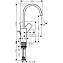 Смеситель Hansgrohe Vivenis 75030670 для раковины, черный матовый - фото 3