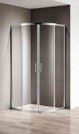 Душевой уголок Cezares Momento MOMENTO-R-2-80-C-Cr 80x80x195 стекло прозрачное/профиль хром