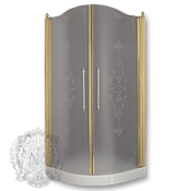 Душевой уголок Migliore Diadema 22681 R90xH195 см, стекло матовое