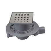 Душевой трап Pestan Drops 15х15 1 выход/1 вход, хром глянцевый