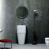 Раковина с бельевой корзиной Azzurra Tandem TALP04443T0M/(ULI200/1 bi)*1 44x43 белый