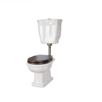 Унитаз приставной Tiffany World Bristol TWBR02bi средний бачок, бронза