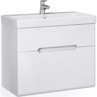 Тумба с раковиной Jorno Moduo Slim Mod.01.60/P/W 60 подвесная, белая