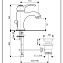 Смеситель Emmevi Harmony 22003NC для раковины, черный/хром - фото 2