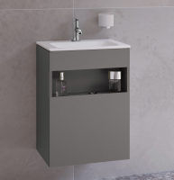 Тумба с раковиной Keuco Stageline 32822290001 46 L инокс