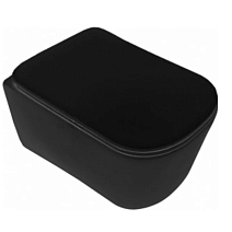 Унитаз подвесной Kerasan Tribeca 511431 безободковый, черный матовый