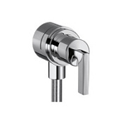 Шланговое подключение Axor Citterio 39882000 с запорным вентилем, хром
