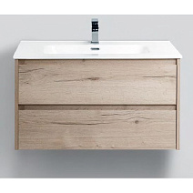 Тумба с раковиной BelBagno Kraft KRAFT-900-2C-SO-RGB 90 rovere galifax bianco