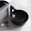 Раковина накладная BelBagno BB1315-H301 41x41x13 черный матовый - фото 4