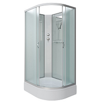 Душевая кабина Niagara Classic NG-33394-14LBK 130x90x200 стекло матовое/профиль серебро