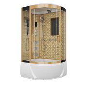 Душевая кабина Niagara Lux 7712GL 120х80 см, золото L Душевая кабина Niagara Lux 7712GL 120х80 см, золото L