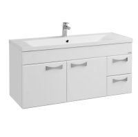 Тумба с раковиной Aquaton Диор 1A110601DR010 120 раковина Айрис, белый