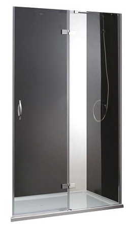 Душевая дверь в нишу Cezares Bergamo BERGAMO-B-12-90-P-Cr-R 90 R рифленое стекло