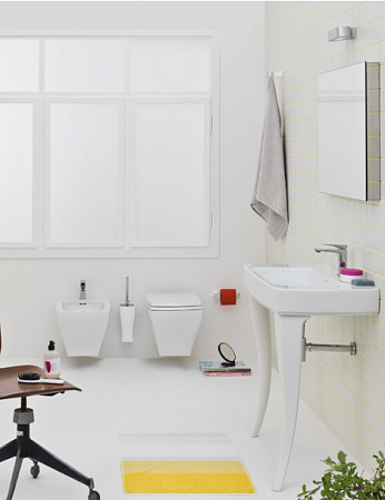 Чаша для унитаза подвесного ArtCeram Jazz JZV001 01;00 белый глянцевый