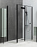 Душевой уголок Allen Brau Priority 3.31003.BBA + 3.31021.BBA 90x100 черный браш