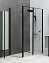 Душевой уголок Allen Brau Priority 3.31003.BBA + 3.31021.BBA 90x100 черный браш