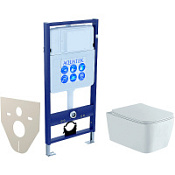 Комплект Aquatek SET AQUATEK ЛИБРА N cm подвесной унитаз + инсталляция + сидение soft-close