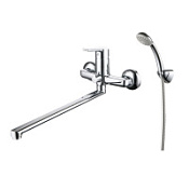 Смеситель для ванны с длинным изливом Milardo Stripe STRSB02M10 хром