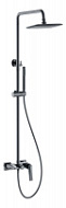 Душевая стойка Boheme Venturo 378-SGM для душа, оружейная сталь глянцевая