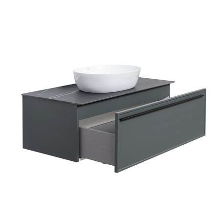 Тумба под раковину La Fenice Elba FNC-01-ELB-G-100 Grigio серый матовый