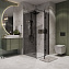Душевой уголок Niagara Nova NG-2831-34BLACK 90x90x195 стекло тонированное/профиль черный матовый - фото 3