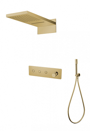 Душевой комплект Boheme Fusion 130-G для душа, золото