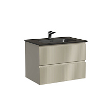 Тумба с раковиной Sancos Snob T SNT70CE 70 Beige Soft/черный