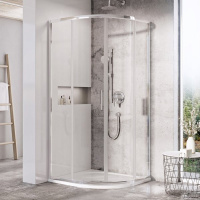 Душевой уголок Ravak Blix Slim BLSCP4-80 X3BM40C00Z1 Transparent, хром