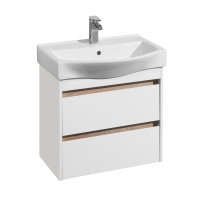 Тумба с раковиной Aquaton Нортон 1A248801NT010 65 белая