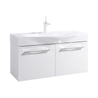 Тумба с раковиной Aqwella 5 stars Milan Mil.01.10/W 100 подвесная, 2 двери, белая
