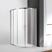 Душевой уголок Cezares Molveno MOLVENO-RH-2-110/90-P-Cr 110x90x195 стекло рифленое/профиль хром