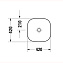 Раковина Duravit Zencha 2373420079 42x42 белый  - фото 4
