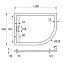 Панель для поддона Cezares TRAY-AS-RH-120/90-100-SCR-L - фото 2