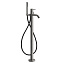Смеситель для ванны Gessi 316 54028.239 напольный, шлифованная сталь - фото 1