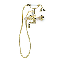 Смеситель Boheme Royal Cristal 293-Royal/CRST для ванны с душем, золото